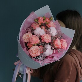 Хлопок и розы