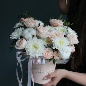 Коробка с цветами