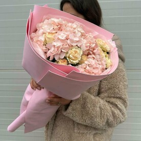 Воздушный зефир из гортензии