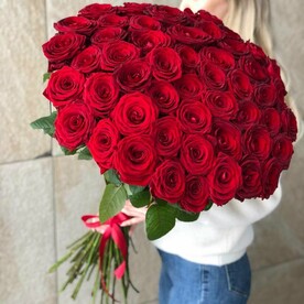 51 красная роза