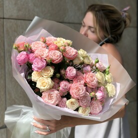 Микс из кустовых роз