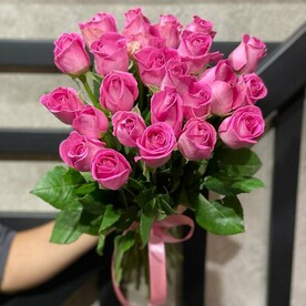 Розовая акварель