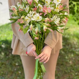 Букет из альстромерии