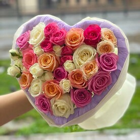 Букет " Сердце в подарок"