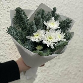 Снежинки в лесу