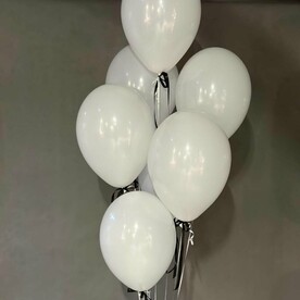 Набор из 7 белых шаров с стиле Шаннэль