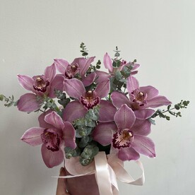 Коробка из орхидей