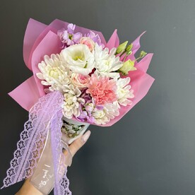 Мини букетик в стаканчике