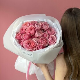 Монобукет "КУСТОВАЯ РОЗА СИЛЬВА", 5 шт