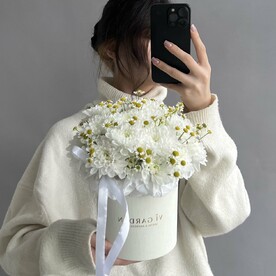 БОКС «ХРИЗАНТЕМА-РОМАШКА» размер S