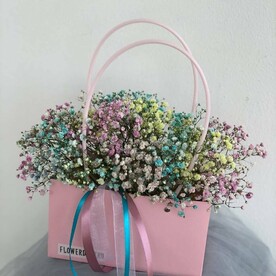 Сумочка с гипсофилой