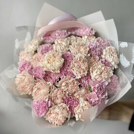 Букет из диантусов / 51 диантус