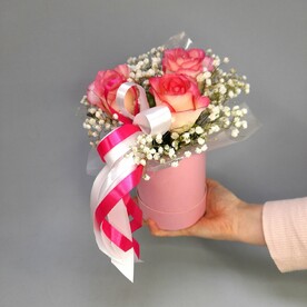 Коробочка с розами