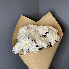 Хризантемы в крафте