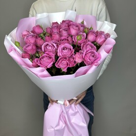 Букет из пионовидных роз Misty bubbles 🎈