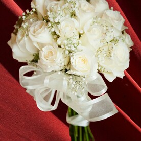 Роза мондиал, Гипсофила