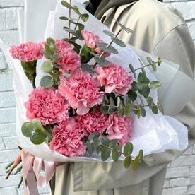 Диантусы и эвкалипт