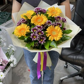 Букет из герберы
