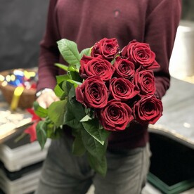 Букет из 9 розы 70 см 😍🎊🥰