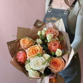 Букет Персиковый щербет