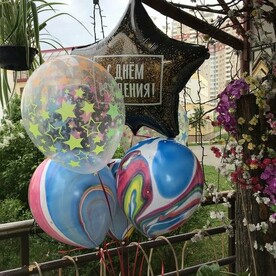 Набор шаров "С днем рождения"