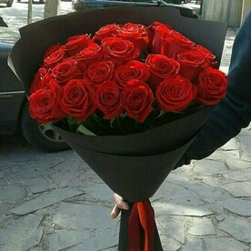 Красные розы, Дизайнерская упаковка