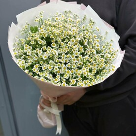 Букет из 19 полевых ромашек