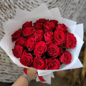 21 красная роза