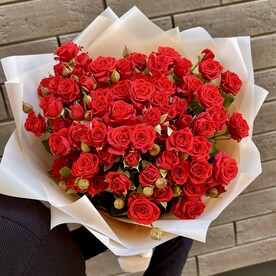 Букет кустовых роз Прованс