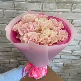 Французские розы 9шт