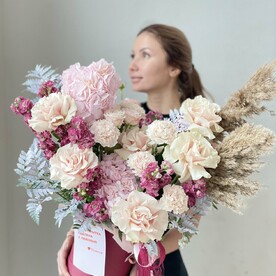 Композиция с французскими розами ❤️