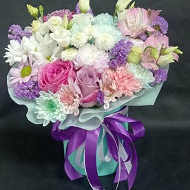 Цветы в коробке