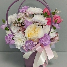 Цветы в коробке