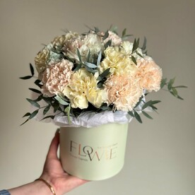 Милая композиция с диантусами