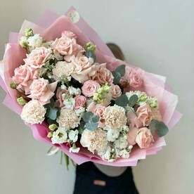 Букет нежные оттенки