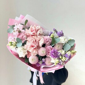 Воздушный поцелуй 💜 Французские розы маттиола момоко