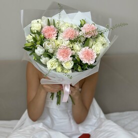 Букет с тюльпанами