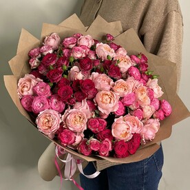 Микс кустовой розы