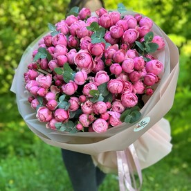 Сильва огромный букет с эвкалиптом