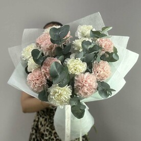 Букет с диантусом "Диана"