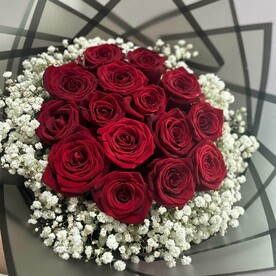 Букет роза красная "Грейс"