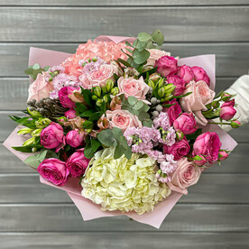 Букет Розовый зефир