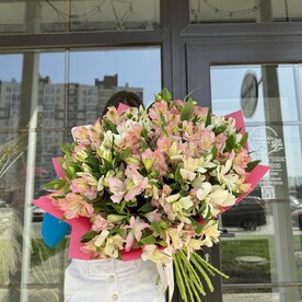 Букет из альстромерии Вдохновение