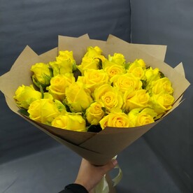 25 желтые Розы