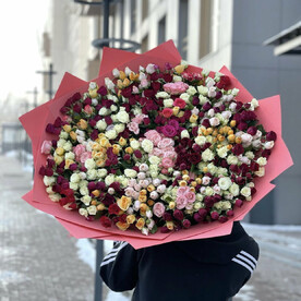 101 Кустовая Роза Микс