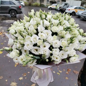 Букет из 51 эустомы