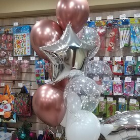 Композиция из 10 гелиевых шаров