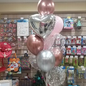 Композиция из 11 гелиевых шаров