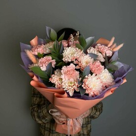 Нежный розовый букет