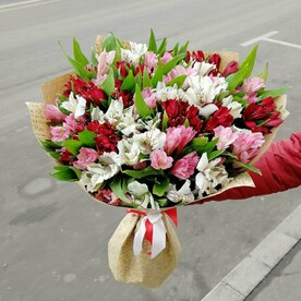 Букет альстромерий